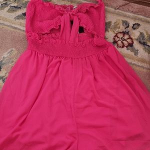 Hot pink romper